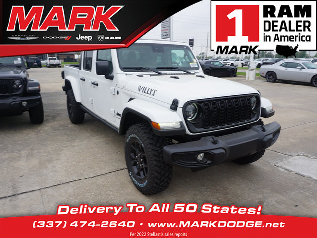 The 2024 Jeep Gladiator Willys 4WD Short Bed photos