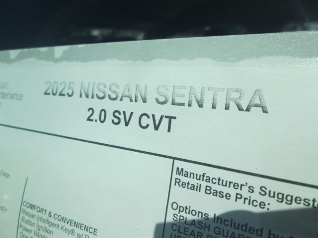 2025 Nissan Sentra SV photo