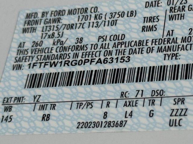 2023 Ford F-150 Raptor 4WD 5.5ft Box photo