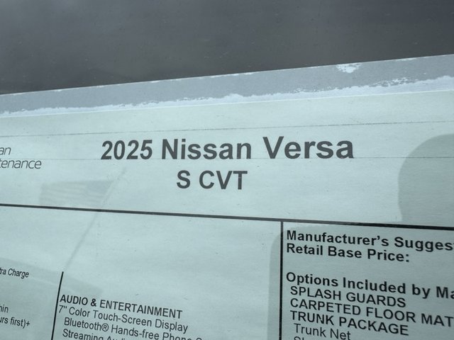 2025 Nissan Versa S photo