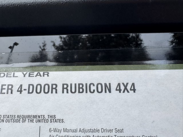 2025 Jeep Wrangler Rubicon 4Dr 4WD photo