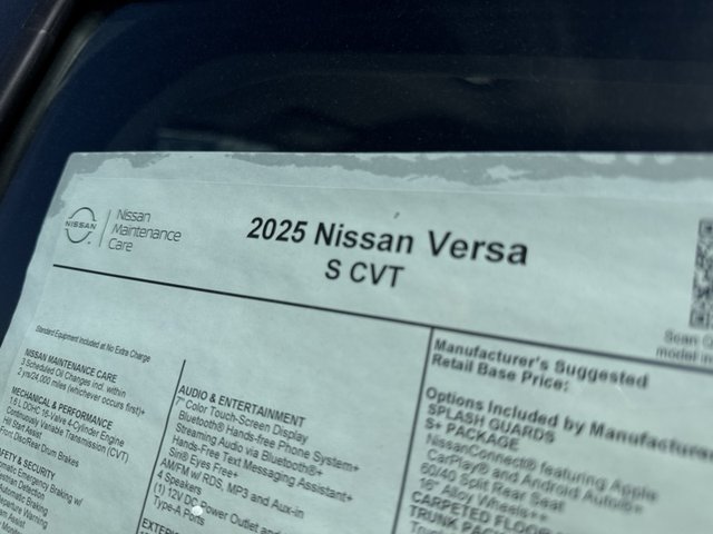 2025 Nissan Versa S photo