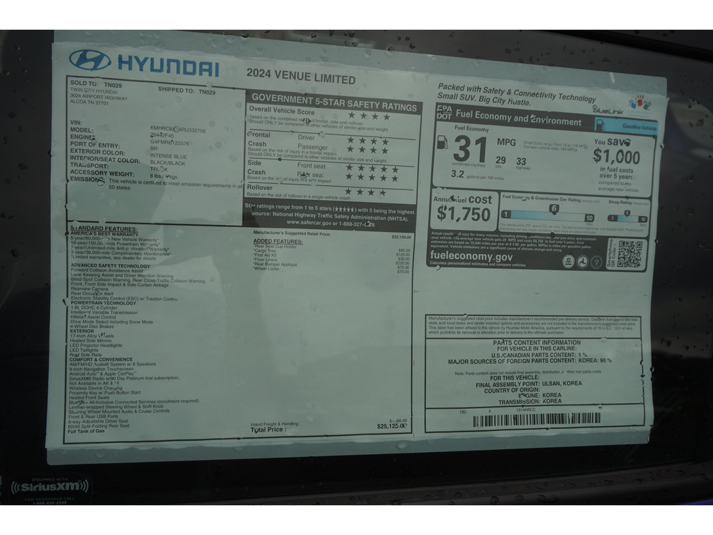 2024 Hyundai Venue Limited 12